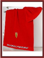 Ferrari Logo Hand Towel - Red