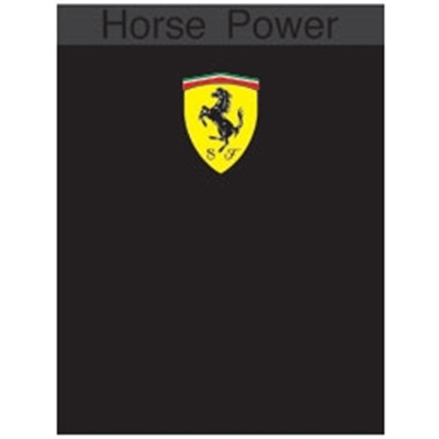 Black Ferrari Wash Mitten - Detailed View