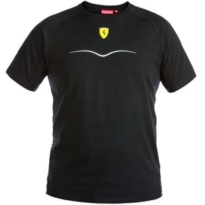 Black Ferrari Wing Evolution t-shirt - Front View