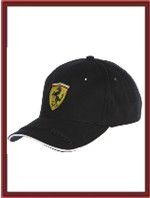 Ferrari Retro Flag Cap - Black