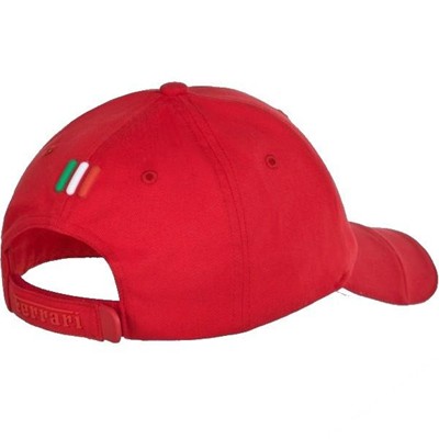 320153602 Ferrari Childrens Retro Flag Cap - Back View