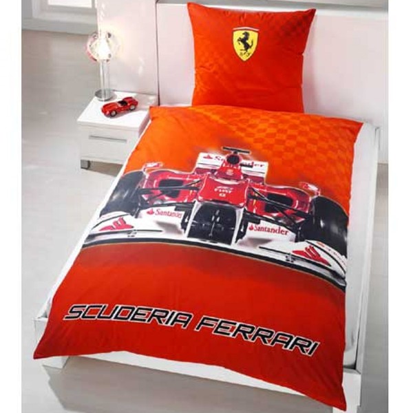 Ferrari F1 Car Duvet Cover Set