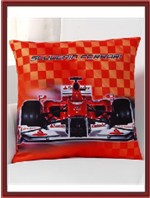 Ferrari Throw Pillow - F1 Car