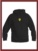 Ferrari Hooded Sweatshirt - Black