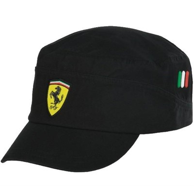 FP8516 Ferrari Shield Military Hat - Front View