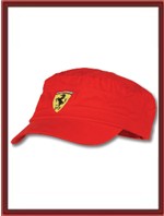 Ferrari Shield Military Hat - Red (FP8517)