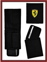 Ferrari Shield Wallet - Black