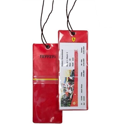 FP8938 Ferrari Ticket Holder - Detailed View