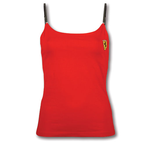 red tops for women on Fp9631 Red Ferrari Women S Tank Top   Detailed View