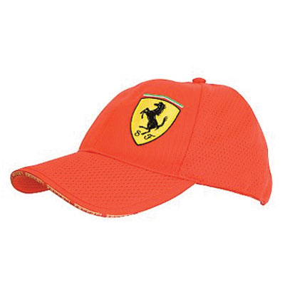 FR8511 Puma Ferrari Red Graphic Hat - Front View