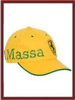 Felipe Massa Puma Ferrari Brazil Hat - Yellow