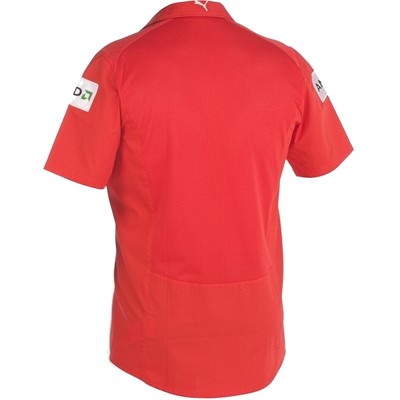 FR8625 Puma Ferrari Red F1 Team Crew Shirt - Back View