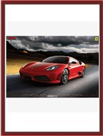 Ferrari F430 Scuderia Red Poster