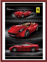 Ferrari California Red Poster