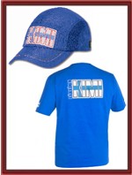 Kimi Raikkonen Ferrari T-Shirt & Hat - Blue