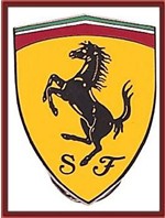 Large Scudetto Ferrari Pin Badge