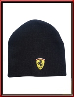 Ferrari Knitted Beanie - Black