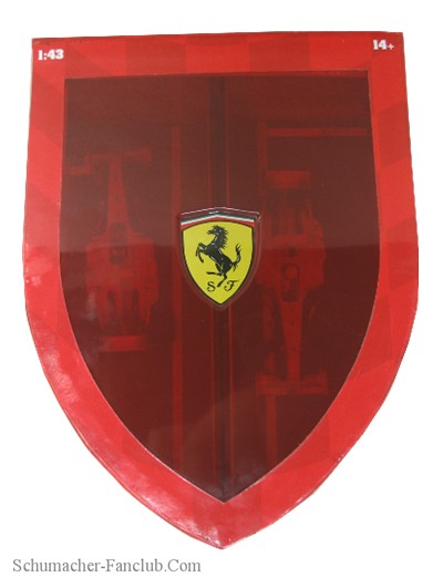 B6223 Hot Wheels Ferrari F1 2004 Constructors Championship - Top Box View