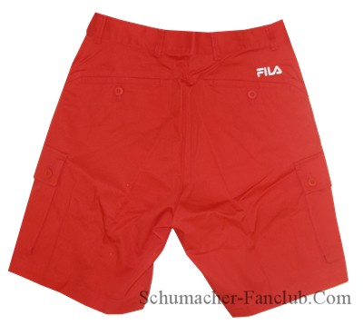 FF6657 Fila Ferrari Replica Team Shorts - Back View