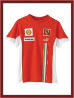 Puma Ferrari Kids Red Team T-Shirt