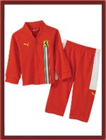 Puma Ferrari Infant Red Track Suit