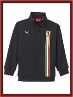 Puma Ferrari Kids Black Track Jacket