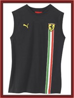 Puma Ferrari Sleeveless Tee - Black