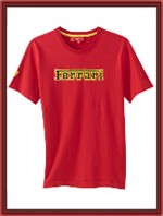 Puma Ferrari Wording Tee - Red