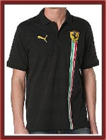 Black Puma Ferrari Polo Shirt (FR7221)