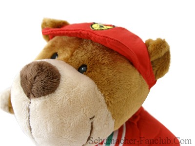 FR7982 Ferrari Teddy Bear (Medium) - Face View