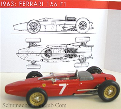SF03 63 John Surtees Ferrari 156 F1 Booklet View