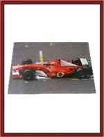 Large Signed F2002 Ferrari Factory Poster