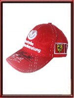 Michael Schumacher signed 2004 DVAG Cap