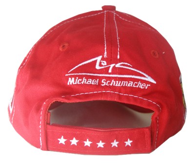 Michael Schumacher signed 2004 DVAG Cap - Back View