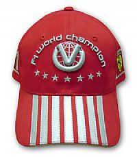 MSF004WM Michael Schumacher 2004 World Champion Cap - Front/Back/Side View