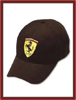 Ferrari Scudetto Classic Twill Cap - Black