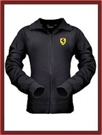Ferrari Ladies Zip Through Jacket - Black
