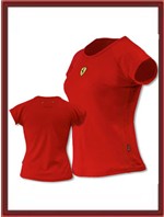 Ferrari Ladies Gold Stitch Skinny - Red