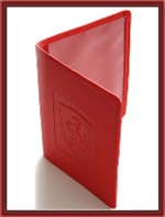 Ferrari Red Passport Holder