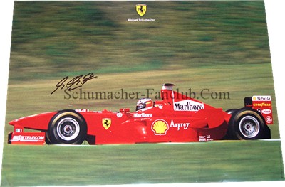 1998 Ferrari F300 Michael Schumacher F1 Race Car Print Picture Poster RARE L@@K 