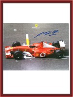 Signed F2002 Ferrari Factory Poster