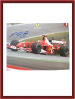 Signed F2003-GA Ferrari Factory Poster