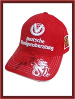 Michael Schumacher signed 2006 DVAG cap
