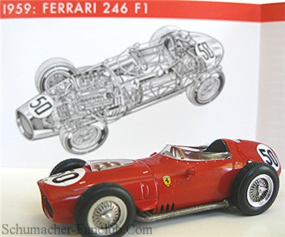 SF09/59 Tony Brooks Ferrari 246 F1 - Booklet View