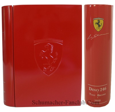 SF09/59 Tony Brooks Ferrari 246 F1 - Book Cover View