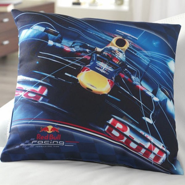 Red Bull F1 Car Throw Pillow