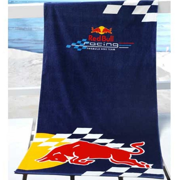 Red Bull Racing Logo Beach Towel