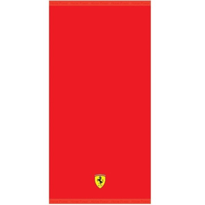 Red Ferrari Hand Towel - Detailed View