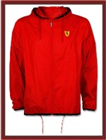 Ferrari Hooded Rain Jacket - Red