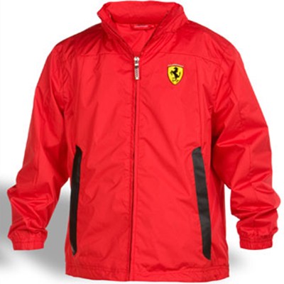 FP8412 Ferrari Red Lightweight Jacket - Detailed View